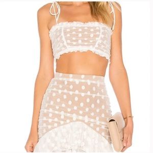 Majorelle Polka Dot Top